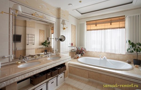 Современный дизайн ванной комнаты